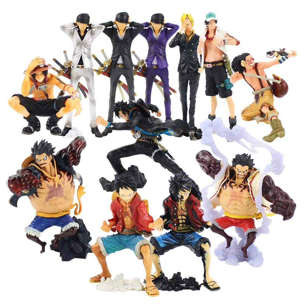 Figurines Singe D Luffy Ace Sanji Zoro Usopp Jinbe King Of Artist Modele De Dessin Anime Jouet Cadeau Pour Enfants Aliexpress