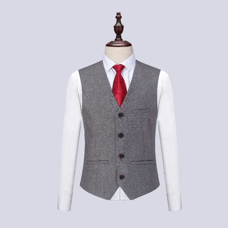 Куртка+ жилет+ брюки) весенние костюмы для мужчин мужской Стильный Одноместный костюм высокого качества деловые классические свадебные костюмы