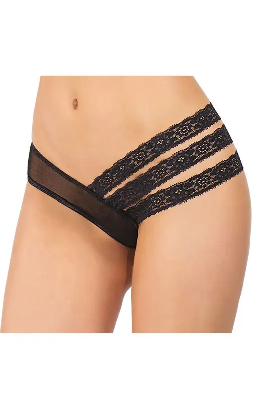 Black-Asymmetrical-Mesh-Lace-Panty-LC7675-1