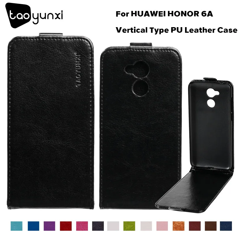 

TAOYUNXI Flip PU Leather Case For Huawei Honor 6A Case Anti-knock Covers For Huawei Honor 6A Pro Play Cover Back Housing
