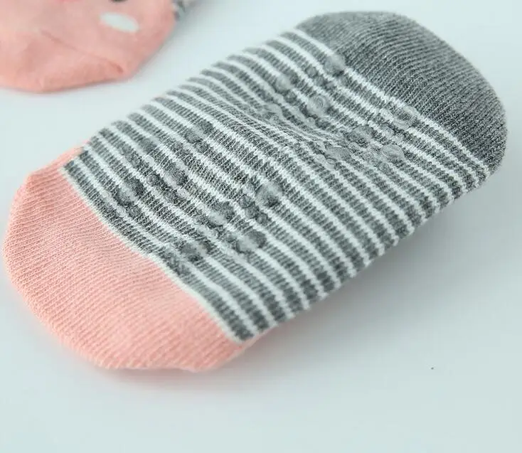 TongYouYuan/милые хлопковые носки для маленьких мальчиков и девочек; модные мягкие носки-тапочки с рисунком для малышей; носки-башмачки для новорожденных