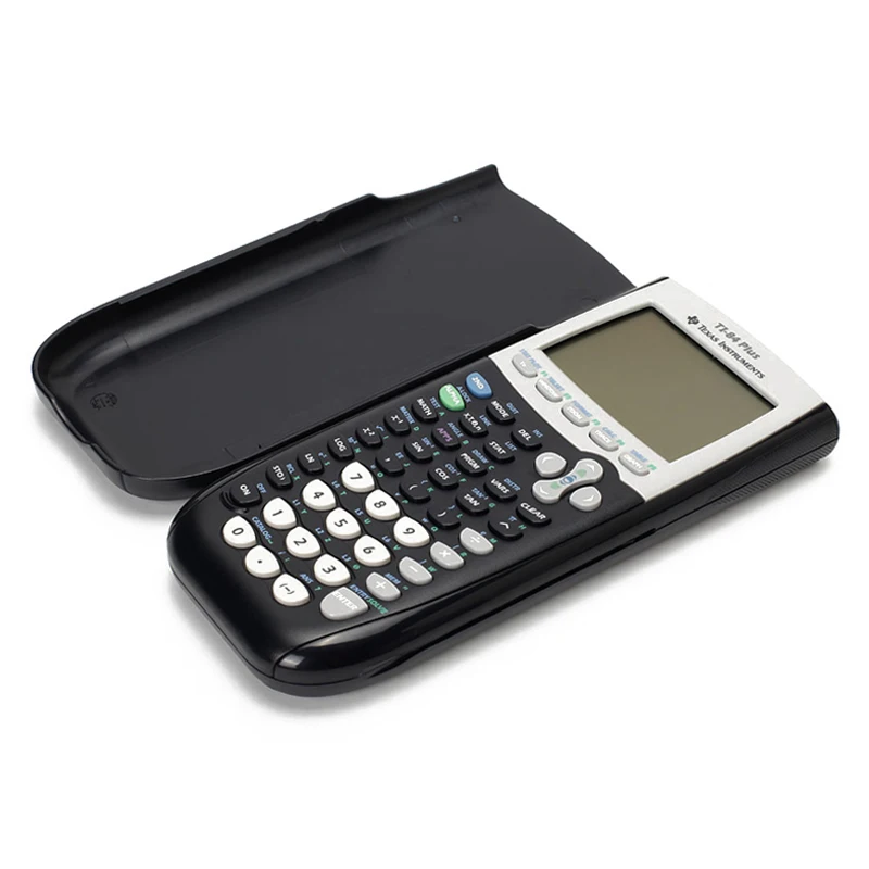 2018 جديد تكساس إنسترومنتس Ti-84 زائد الرسوم البيانية حاسبة أعلى الأزياء البلاستيك البطارية Calculatrice Led حاسبة