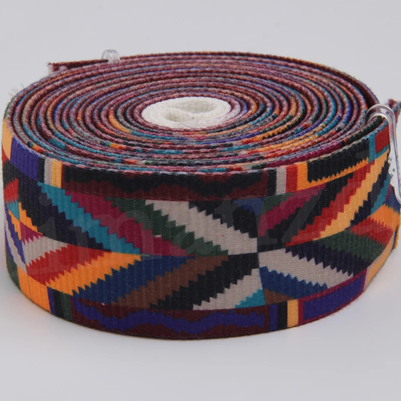 52mm high quality acrylic cotton jacquard webbing with printing webbing