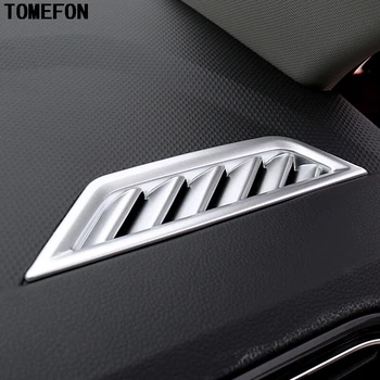 

For Volkswagen VW Tiguan L 2017 2018 ABS Front Dashboard Air Conditioning Vent Cover Trim Decortaion Car Accessories 2PCS