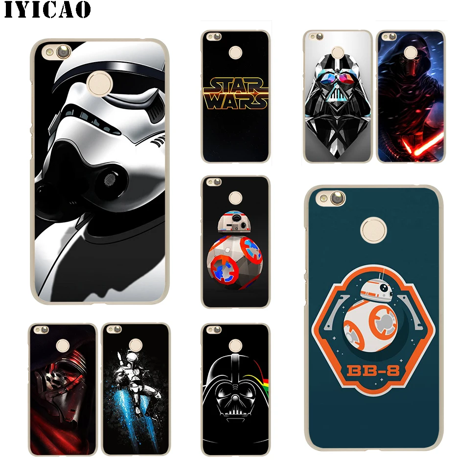 Жесткий чехол IYICAO Movie Star Wars для Xiaomi mi 5 5S 6 9 8 A2 Lite 5X x 2S F1 SE MAX 3 9T A3 Pro CC9E Red Note | Мобильные
