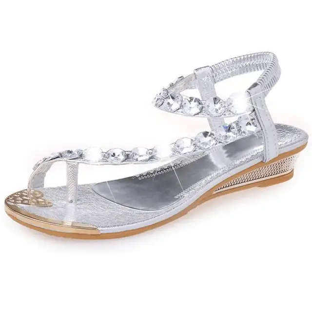 bling sandals size 12