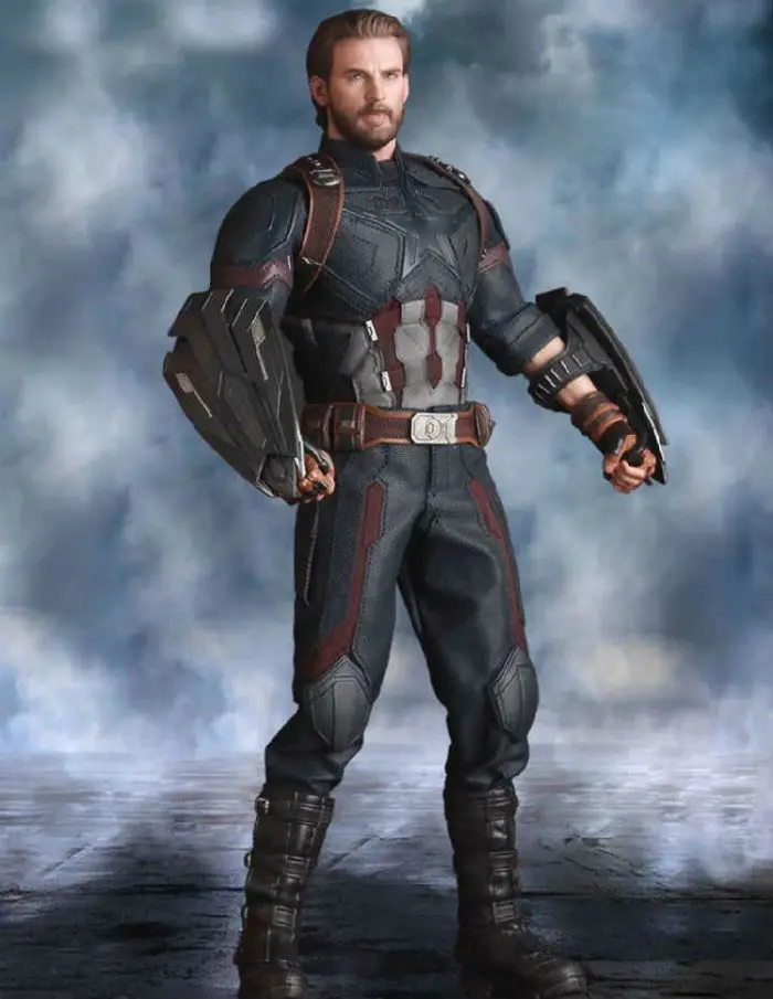 Мстители 4 эндгейл Железный человек MK50 Тор Доктор Стрэндж 1/6 Ограниченная серия фигурка игрушка - Цвет: Черный