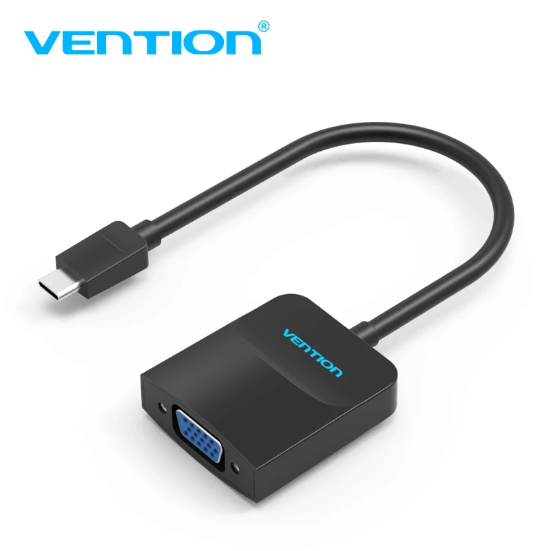 

Vention USB C type-c vga Adapter Type C Cable to VGA Converter USB 3.1 Type-c VGA Cable For Macbook Chromebook Pixel Dell Lumia