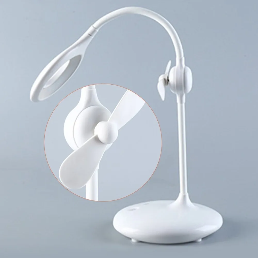 Buy Multifunction LED Desk Lamp with Fan Touch Switch