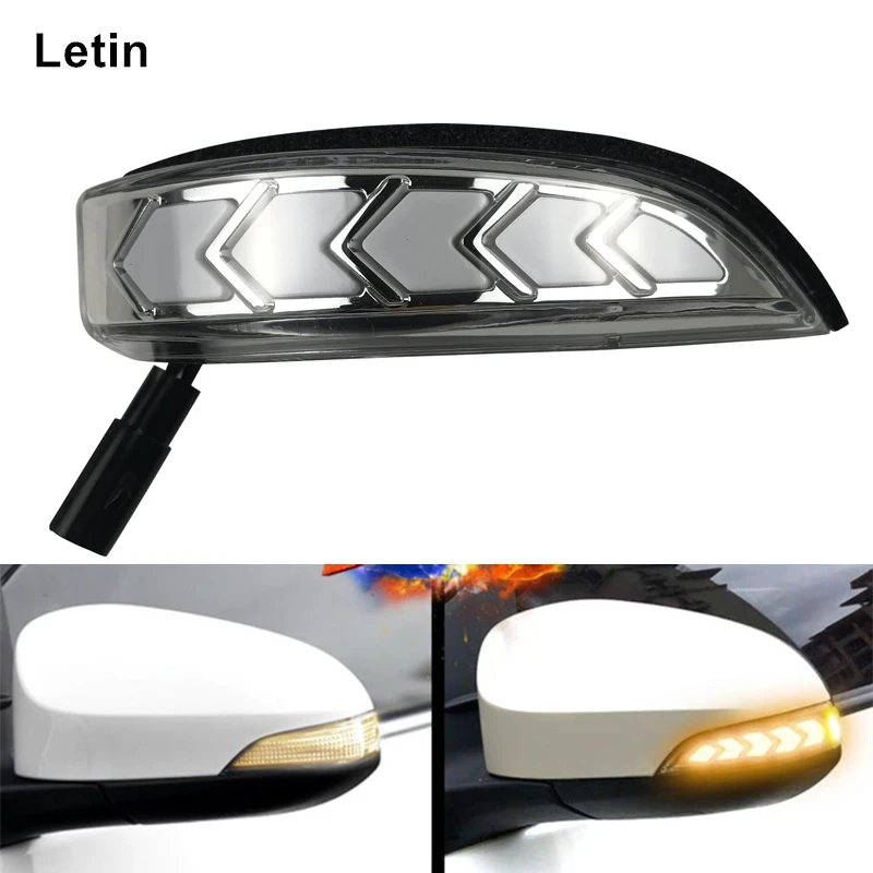 

For Toyota Prius C Venza Avalon Scion Camry XV50 Corolla E170 side Rear view Mirror LED dynamic blinker indicator Signal Light