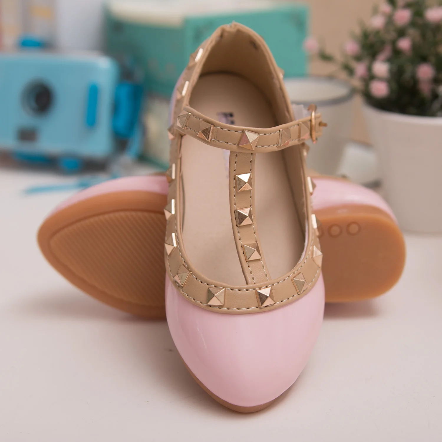 Hot Spring Big Girls Shoes Fashion Princess Slip on Children Sneaker