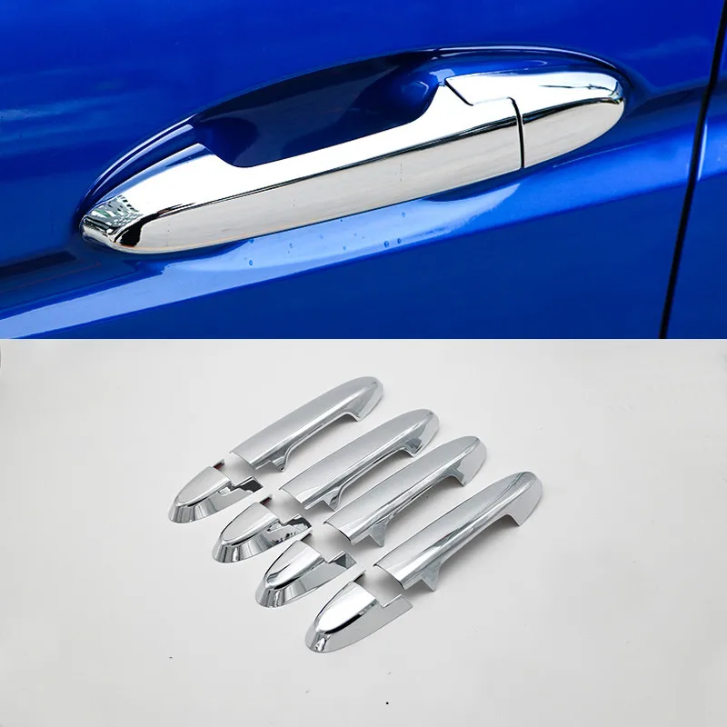 Для Honda Fit/Jazz 2014 2015 2016 2017 2018 Новый хромированный чехол для ручки двери автомобиля