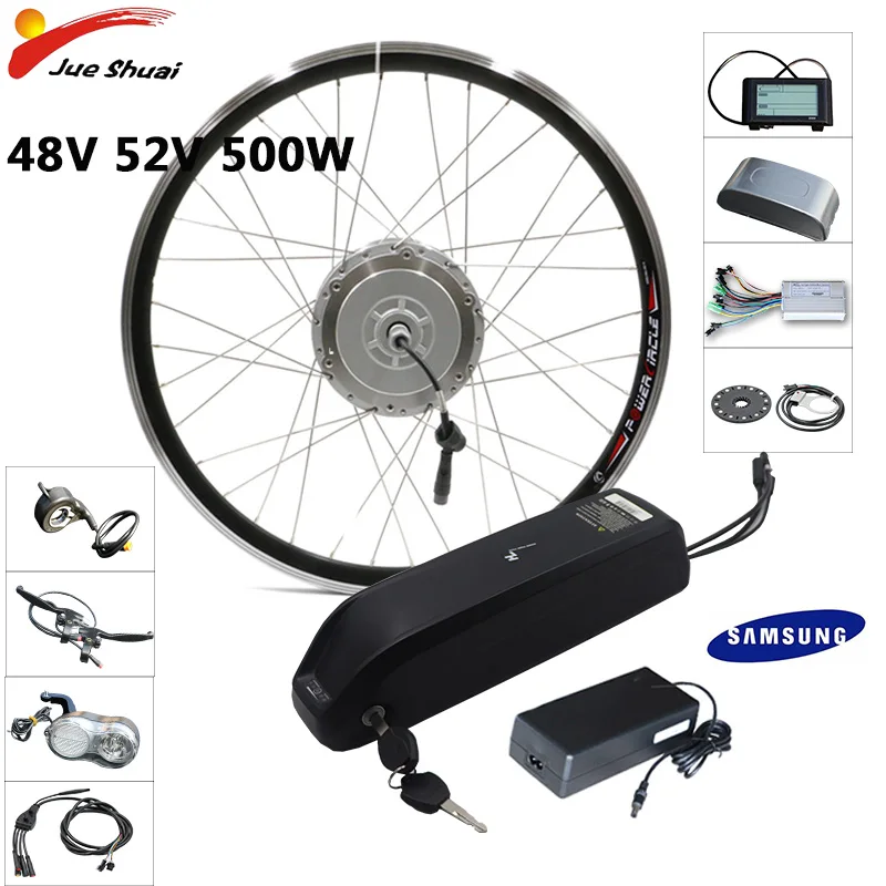 Bafang комплект 48V 500W комплект для переоборудования электрического велосипеда 20''24''26''700c передний мотор для центрального движения колеса 15ah 18ah ... Bafang комплект 48V 500W комплект для переоборудования электрического велосипеда 20''24''26''700c передний мотор для центрального движения колеса 15ah 18ah ...