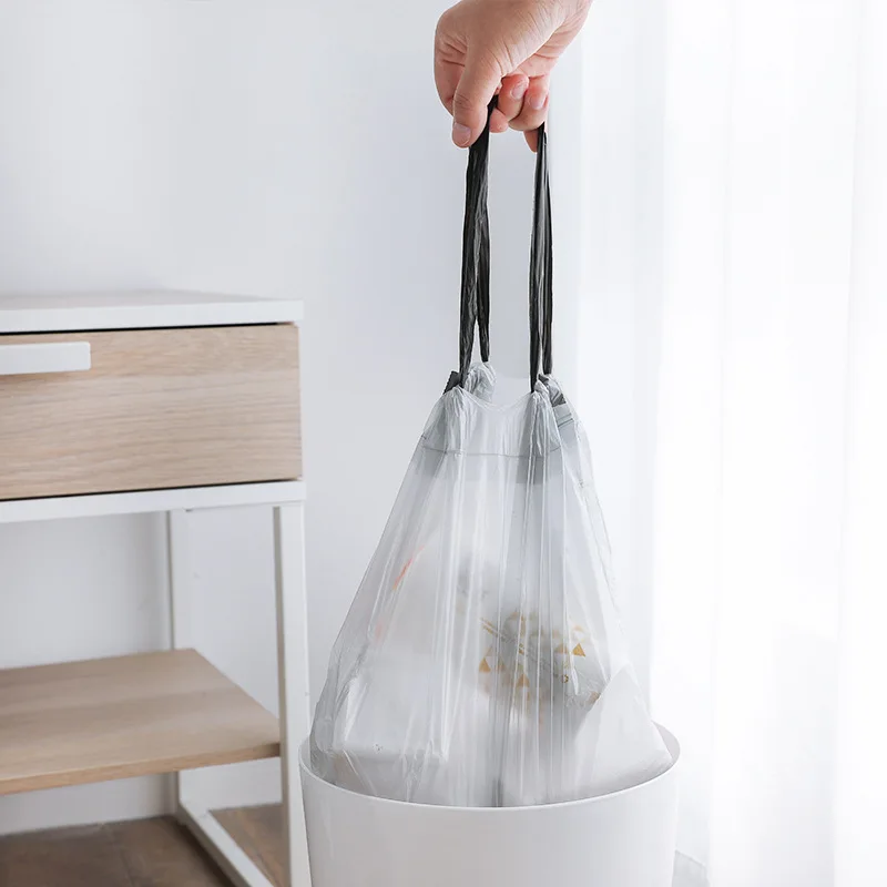 Пластиковый мешок для мусора сильный толстый большой размер одноразовый пакет для мусора мешки для мусора кухонные аксессуары для уборки