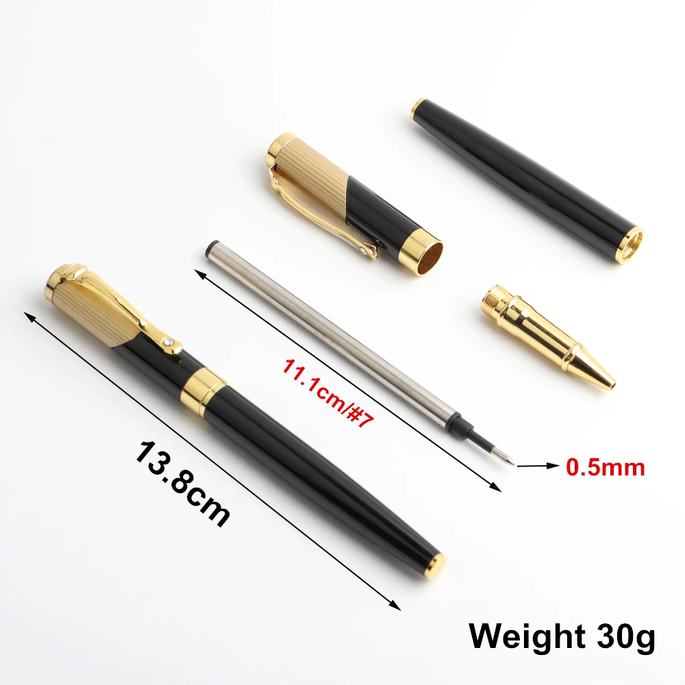 Metal Gel Pens Signature Pen Calligraphy Pen 0.5mm 1PCS for Kids Students Writing Office School Supplies gel pens metal sign pens
