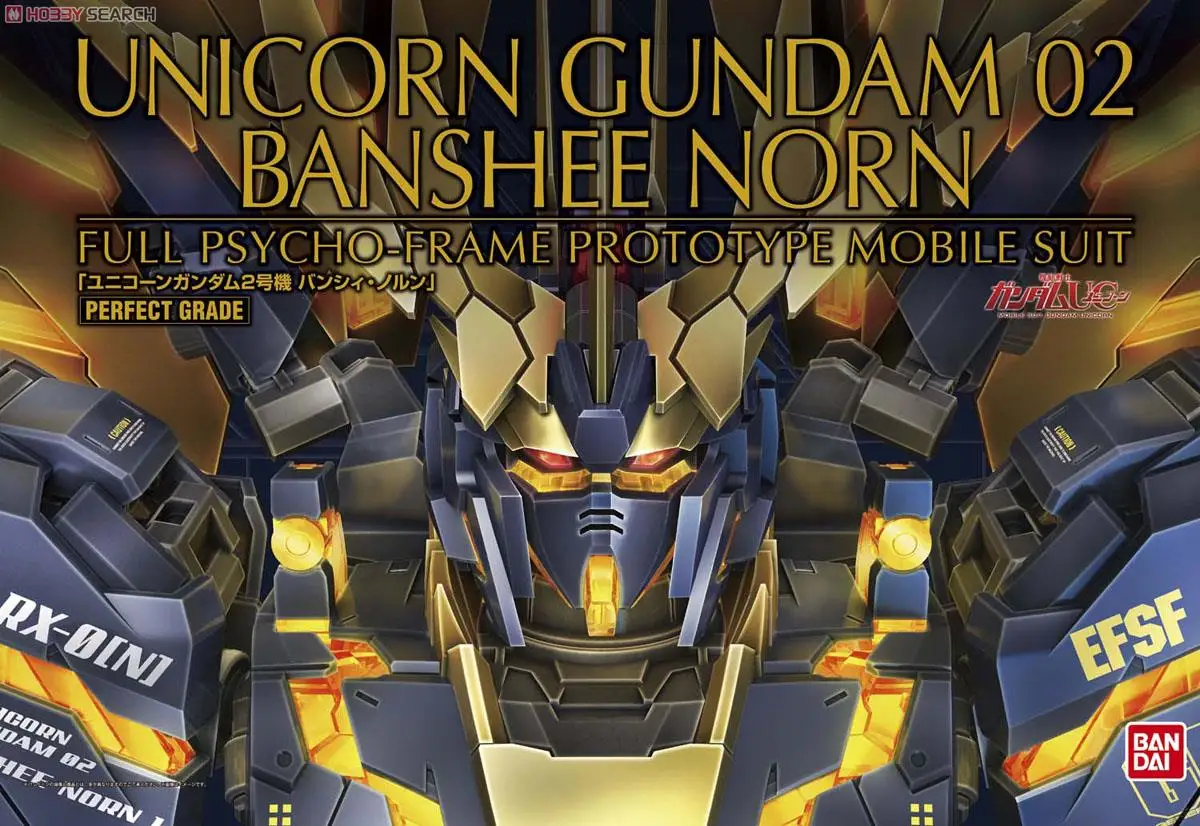 Bandai 1/60 PG единорог Gundam 2 Banshee Norn мобильный костюм модельный комплект пластиковая