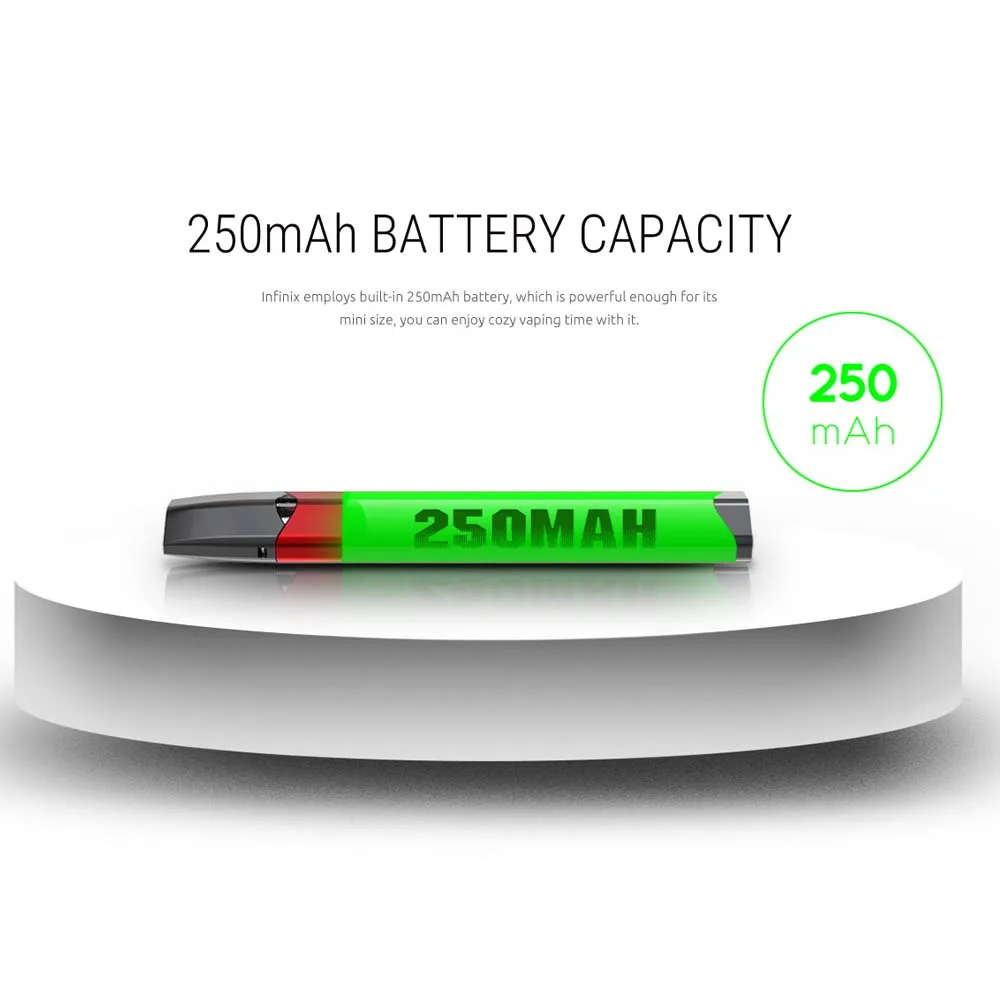 Электронных сигарет SMOK INFINIX pod vape Комплект Встроенный 250 мАч батареи 2 мл емкость