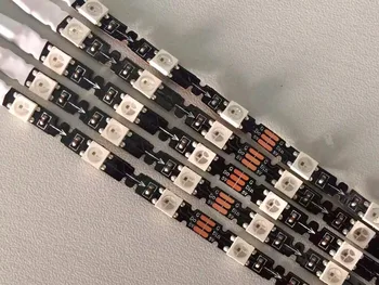 

BLACK PCB SK6812-RGB bendable addressable LED pixel strip;48leds with 48pixels/m;non-waterproof;DC5V input