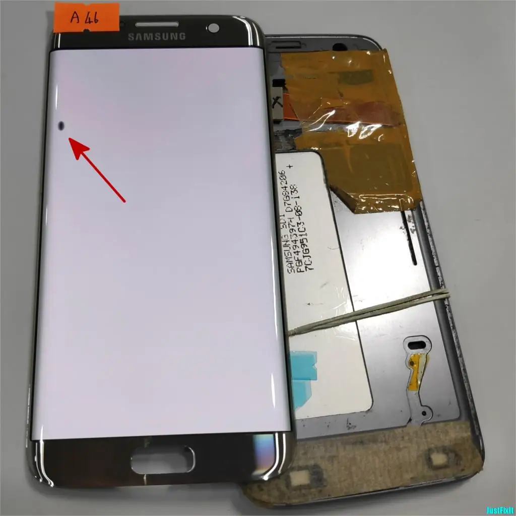 

NO.A46 for Samsung Galaxy S7 edge G935F G935A G935FD Defect lcd display with touch screen Digitizer 5.5'' Super AMOLED silver