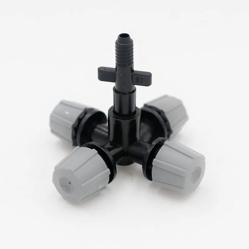 

50pcs Cross Fogger With 4.8mm Screw Connector Misting Automatic Watering Sprayer Spray Atomization Irrigation M118