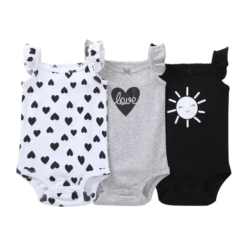 Baby Romper Girls Fashion Sleeveless Summer Top Quality One Piece Cotton Clothing Newborn Baby Girls Clothes