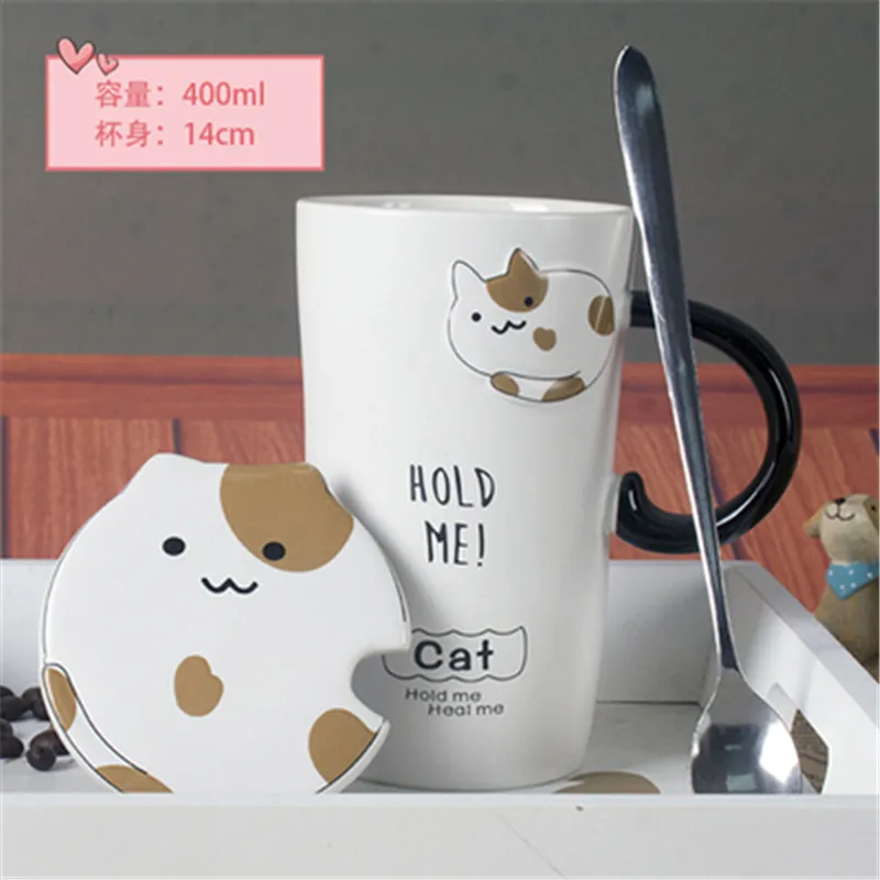 Милая кружка для кошек Caneca Criativa Filizanki Do Kawy кофейные кружки креативные Kubek Termiczny Tsse