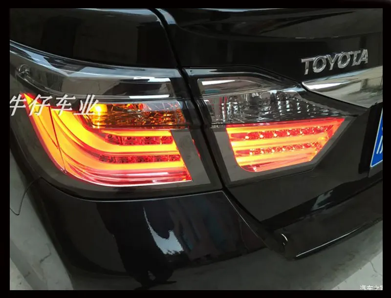 Для Toyota Camry V50 задний светильник s 2012- Camry светодиодный задний светильник Aurion задний фонарь DRL+ тормоз+ Парк+ сигнальный автомобильный Стайлинг