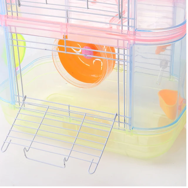 Transparent Hamster Cage Multi Layer Small Pet Cages Supplies Toy Hamster DIY Collocation Hamster House Recommended Goods 5