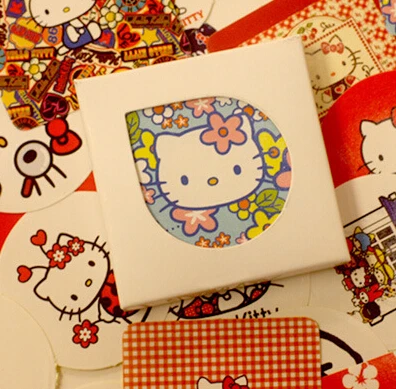 

38 pcs/set Novelty Hello Kitty Themes Stickers Adhesive Stickers DIY Decoration Stickers TA211