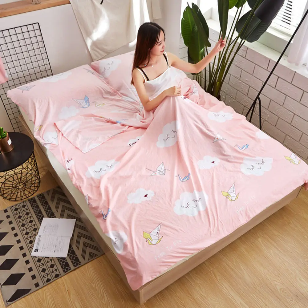 

Travel sleeping bag hotel hospital convenient anti-dirty sleeping bag skin-friendly breathable outdoor sleeping bag
