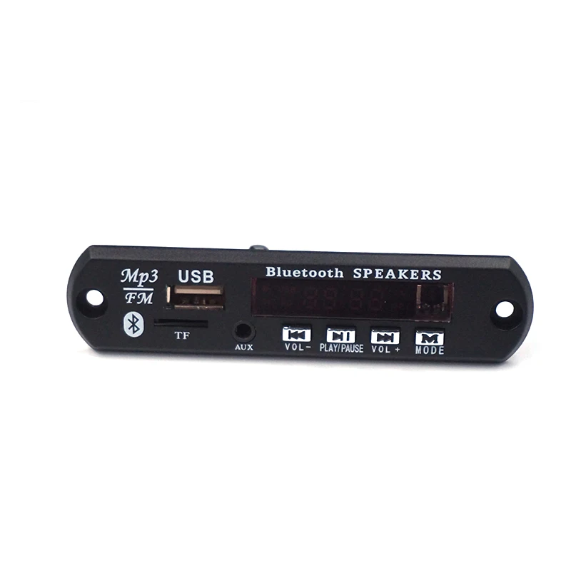 1 комплект беспроводной Bluetooth 12 в MP3 WMA декодер доска аудио модуль TF USB FM радио динамик с пультом дистанционного управления для автомобиля