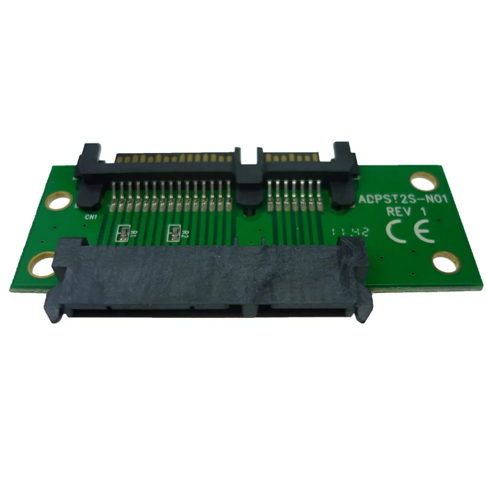 22 pin SATA male to SATA female adapter card