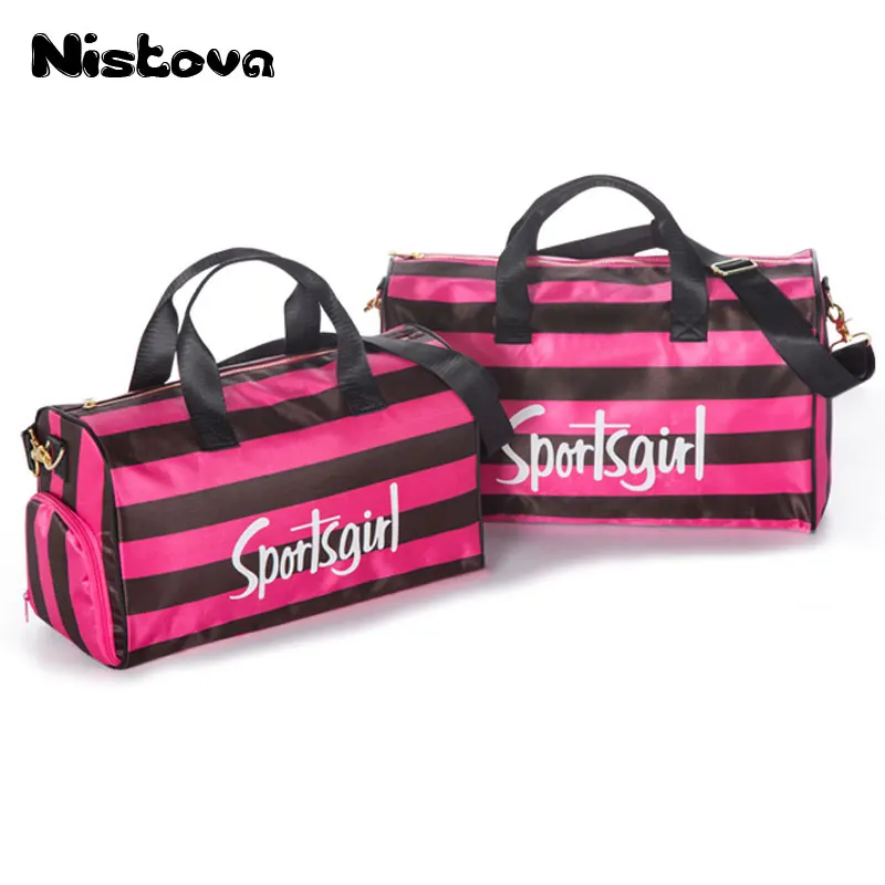 online Mulheres Da Moda Sacos de duffle de Viagem À Prova D Água Sacola Mochila Bolsa de Ombro Ocasional Sacos de Fim De Semana Saco de Viagem com Compartimento de Sapato