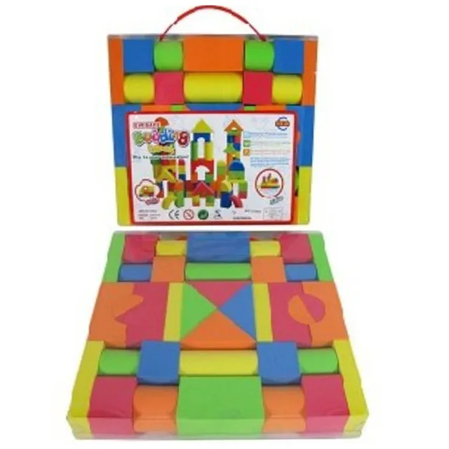 38PCS Hot Selling EVA Safe Children Building Brick Block Foam Construction Soft Toy Kid Kids Intelligence Exercise Assembled 5