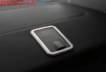 

BJMYCYY 2PCS/SET Car rear seat child seat belt switch button stainless steel decorative frame for Audi A4L 2017 2018