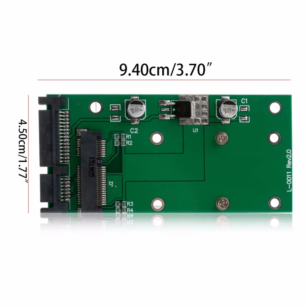 Горячая mSATA SSD до 2,5 ''SATA 6,0 Gps адаптер конвертер карты модуль Плата Pad Pcie