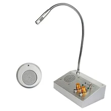 2W Dual Way Window Counter Intercom Dual-way Counter Interphone System for Bank Office Store Station F4455
