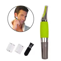 Электрический уха носа бровей Триммер для удаления волос Clipper Эпиляторы для Для мужчин бритвы Уход за лицом тример с светодиодный свет