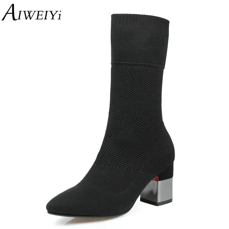 square toe calf boots