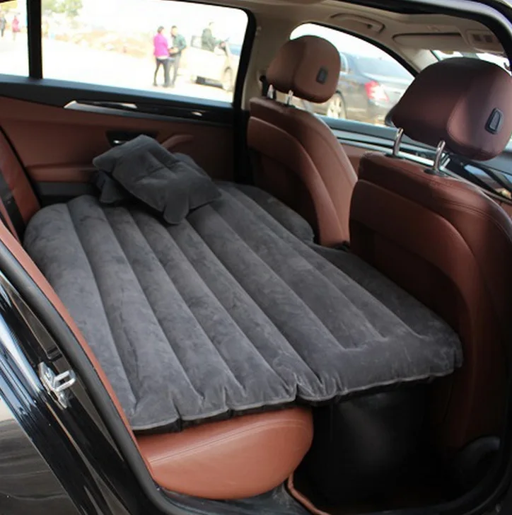 Автомобильный туристический надувной матрас для кемпинга, автомобильный диван-кровать для путешествий, надувной коврик без насоса, аксессуары, надувные аксессуары для подушек - Название цвета: Белый