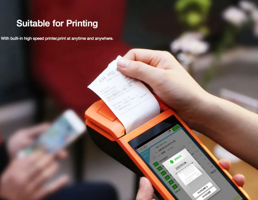 الروبوت 5.5 بوصة تعمل باللمس ماسح الباركود الحرارية نقاط البيع للطابعة محطة سماعة لاسلكية تعمل بالبلوتوث wifi الروبوت PDA 3G الروبوت 5.5 بوصة تعمل باللمس ماسح الباركود الحرارية نقاط البيع للطابعة محطة سماعة لاسلكية تعمل بالبلوتوث wifi الروبوت PDA 3G