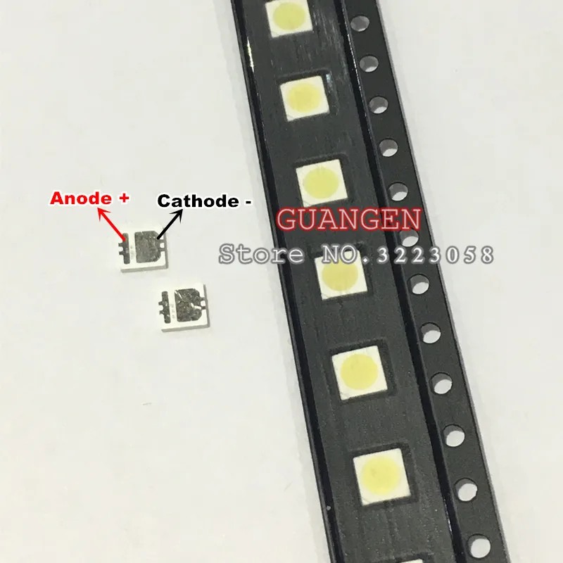 50pcs SEOUL High Power LED LED Backlight 2W 3535 6V Cool white 135LM TV Application SBWVL2S0E New and Original 2pcs 1156 автомобиль лампы 2w smd 5050 135lm задний свет for универсальный
