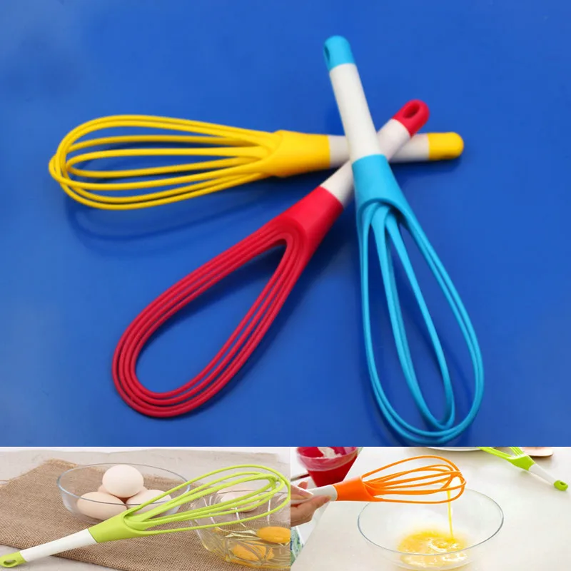Adjustable Full Plastic Whisk,Egg/Milk/Coffe Beater,Baking Tools