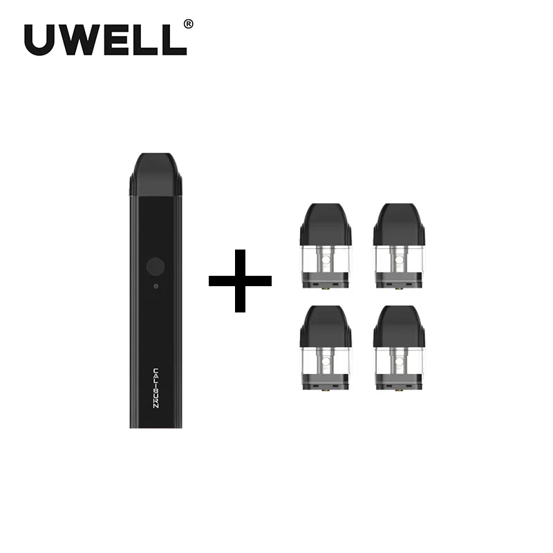 ¡En Stock! UWELL Caliburn portátil Kit de sistema y 1 paquete de 2 ml cartucho recargable-llenar Vape Pod del justfog minifit kit de - 2