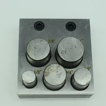 Дырокол для отверстий из металла 5 шт. дырокол для высечки ювелирных изделий дырокол для кругов