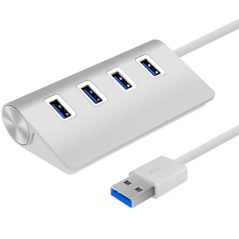 Aluminum High Speed 5Gbps hub usb 3 0 With External 4 PORTS Multi USB 3 0 1