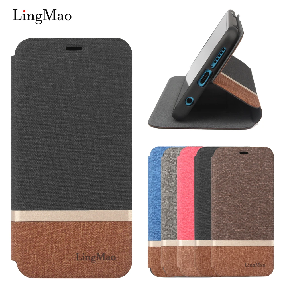 

Lingmao for Xiaomi Redmi 6A Cases Luxury Flip Leather Case Fashion Wallet Stand Book Cover Xiaomi Redmi 6A Phone Bag Coque New