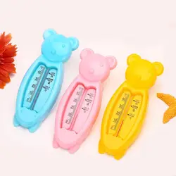 2018 Мультфильм Floating симпатичный медведь Детские воды термометр дети Для ванной термометр игрушка Пластик ванна воды Сенсор Термометры