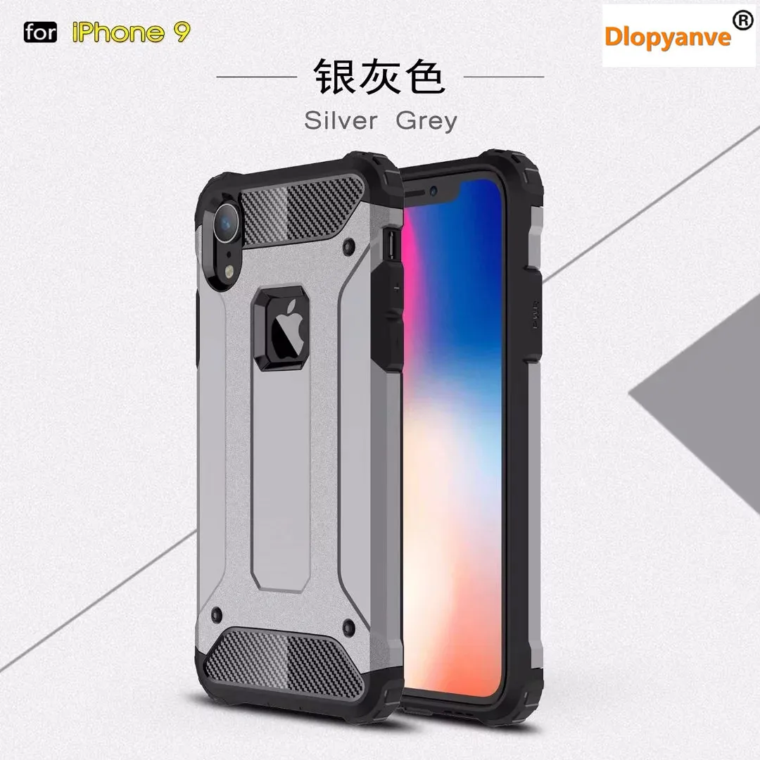 Прочный бронированный чехол для Xiaomi 9 8 SE 6X 5X Max Mix 2 3 Жесткий ПК противоударный чехол для Xiaomi Redmi 3 4 4A 4X 5A 6A Note 4, 5, 6, 7 Pro - Цвет: Grey