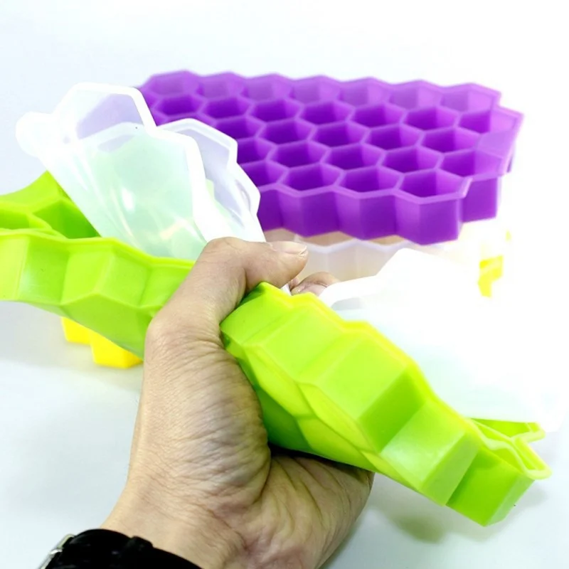 Ячеистая форма кубик льда 37 кубиков объёмная форма для льда пресс-формы контейнеры для хранения кубиков льда лоток плесень инструменты для мороженого